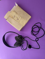Vintage Soviet Military Headphone TA-56m Radio Station Russia USSR