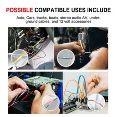 500X Heat Shrink Butt Splice Wire Connector Insulated Waterproof Crimp Terminals