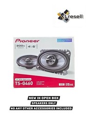 Pioneer – 4″ x 6″ 2-way Coaxial Speakers (Pair) – Black Model: TS-G460