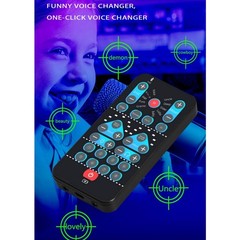 1PCS Handheld Voice Changer Multifunctional Sound Disguiser With 8 Voice Effects