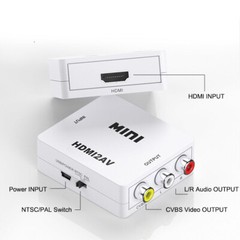 HDMI To AV RCA CVBS Adapter 1080P Audio Video Converter for PS3 PS4 DVD PC To TV