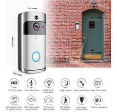 Wireless WiFi Video Doorbell Smart Phone Door Ring Intercom Security Camera Bell