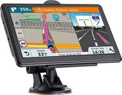Gps Navigation for Car/Truck Touch Screen Maps w/ Spoken Direction 7″