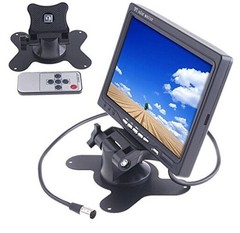 HD 7 Inch IPS Color LCD Screen Backup Camera Monitor, TFT Display, V1/V2 Two