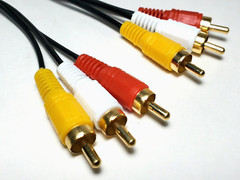 10ft 3-RCA Red White Yellow Composite Audio Video AV Cable Cord VCR DVD TV