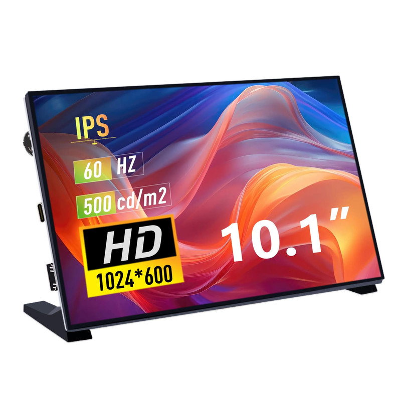 Geeekpi 10.1 Inch Lcd Screen For Raspberry Pi 1024X600 Ips Lcd Display Hdmi