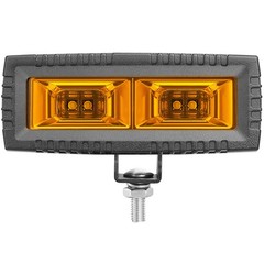 2x 5″ LED Pods Light Bar Amber Yellow Fog Lamp Offroad Driving Truck ATV SUV 4WD