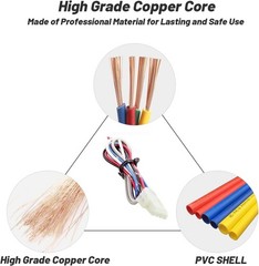Car Audio Speaker Wire to RCA Line Output Converter for Amplifier Subwoofer 2CH