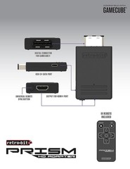 Prism HDMI Adapter for GameCube – AV to HDMI Converter/Upscaler for 1080P Sup…