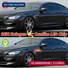 Led Signal Marker Light Smoke for BMW F10 M5 FV91 FV92 FV93 2010-2016, Pack of 2