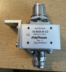 USED POLYPHASER ANTENNA IS-B50LN-C2 Antenna Surge 10MHz-1GHz