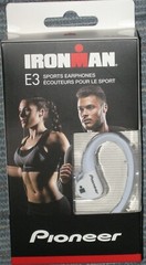 Pioneer Ironman E3 Sweatproof Sports Stereo Earphones Headphones SE-E3M White