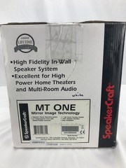 SpeakerCraft NIB MT6 In-Wall or Ceiling Speakers 1 Pair (2) Speakers/Box