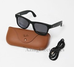 Ray-Ban RW4008 Ray-Ban | Meta Wayfarer SMART GLASSES Black Grey Polarized