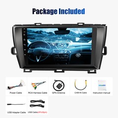For Toyota PRIUS 2010-2015 Android 13 Carplay Car Stereo Radio GPS WIFI Navi 64G