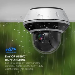 8MP Mini PTZ PoE IP Camera Outdoor 5X Zoom 2.7-13.5mm Motorized Varifocal Lens