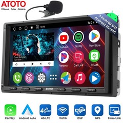 ATOTO A6 PL Android 4G+64G 7″ 2DIN Car Stereo GPS NAVI Radio AI Wireless CarPlay