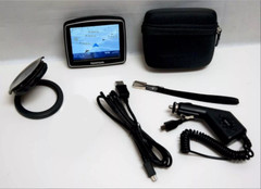 NEW TomTom ONE 130 S Car GPS Navigator Package Set 130s USA/Canada Maps BLACK