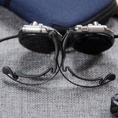 Original Audio-Technica ATH-EM7X Adjustable Aluminum Clip-On Headphones