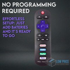 Genuine TCL RC280 Remote Control for 32S3800 55S403 43S303 TVs | OEM Used
