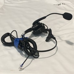 OvisLink 1100 Series Black Single Ear-Hook Headset Boom Mic RJ11