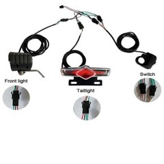 36V/48V 1500W Motors KT-35A Sinewave Controller Front Tail Light LCD Display Set