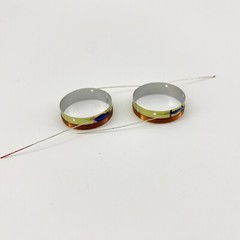 2 Aft Voice Coil For Focal T122, TC120TDX, TC90TDX Tweeter 8Ω Aluminum Former