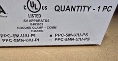 PPC-5M-U/U-PS: New/open box PPC Coax Coaxial Amplifier Splitter w/accessories