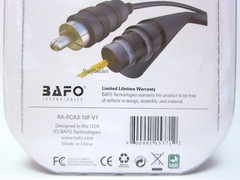BAFO Premium 24K Gold Plated Composite RCA A/V Audio Video Cable 10′ 10FT