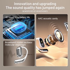 TWS Earbuds 40Hr LCD Touch Screen Noise Cancelling Bluetooth 5.4 Wireless IPX7