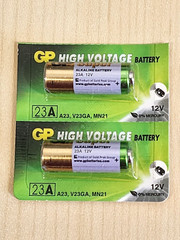 2 pack GP 23A A23 12v Alkaline Battery MN21 MN23 23AE GP23 23A 23GA EXP. 2030