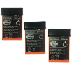 1500mAh 2500mA BA225030 6V Ni-Mh Battery For HBC Crane remote Pump truck battery