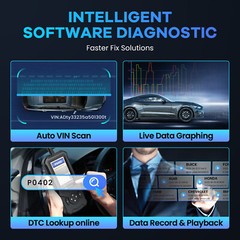 MUCAR CDE900 Car Diagnostic Scanner ABS SRS OBD2 Code Reader Check Engine Tool