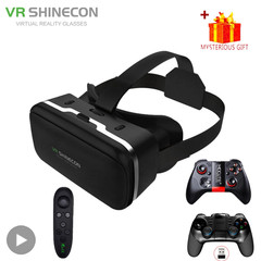 Shinecon VR Glasses 3D Virtual Reality Headset Devices Viar Helmet Goggle Lenses