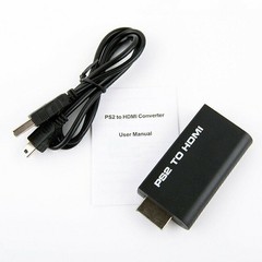 PlayStation 2 PS2 to HDMI Converter Adapter Adaptor Cable HD RCA AV Audio Video