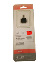 Ativa 3.5mm Stereo Headphone Splitter Jack 563-209