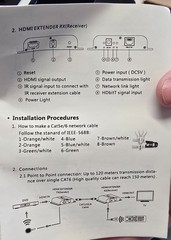 4K HDMI Extender Over Cat5e/6 – 4K x 2K @30Hz Up To 120 Meters