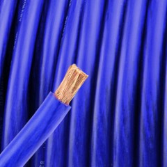 8 Gauge 250FT Blue Black Platinum Speaker Wire Amp Power Wire Ground Car Audio