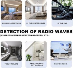 Anti-SpyRF Signal Detector Hidden CameraGSM Audio Bug Finder Scanner Tracker Lot