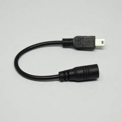 1pc 16cm DC Power Supply Female 4.0 x 1.7mm To Mini USB 5 Pin Male Adapter Cable