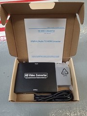 YPbPr Component to HDMI Converter Stereo Audio Video L/R 5RCA RGB Adapter 1080P