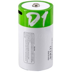 USB Rechargeable D Size Lithium ion Batteries LR20 1.5V 12000mWh with Cable Lot