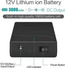 TalentCell Rechargeable 12V DC Output Lithium Ion Battery Pack For LED And CCTV