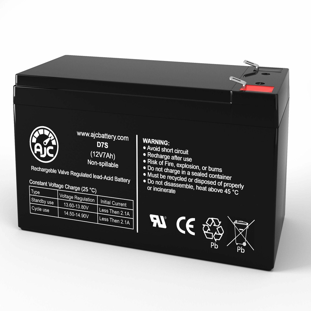 Tennis Tutor r Model 2 12V 7Ah Tennis Ball Machine Replacement Battery