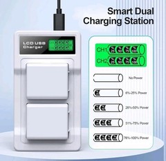 2-Pack Batteries with LCD Charger for Arlo Ultra 2,Pro 4,5S 2K Cameras VMA5400