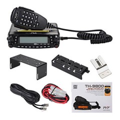US TYT TH-9800 50W 809CH Quad Band Dual Display Repeater Car Mobile Radio +Cable