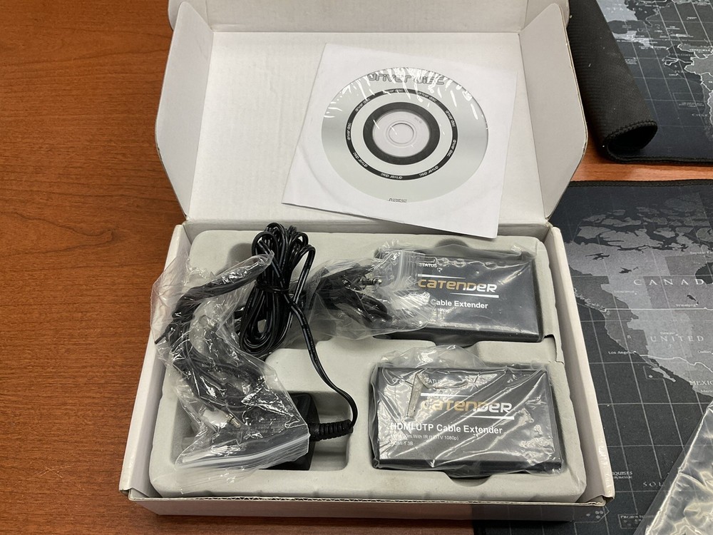 CATENDER HDMI UTP CABLE EXTENDER KIT Up to 30m with IR (HDTV 1080P) HDMI 1.3B