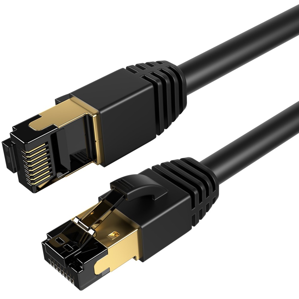 6FT Cat 8 RJ45 Ethernet Cable Super Speed 40Gbps Patch LAN Network Plated Lot
