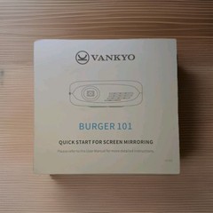 VANKYO 110″ Class SD 480p LED Projector Burger 101 RD-606 – White
