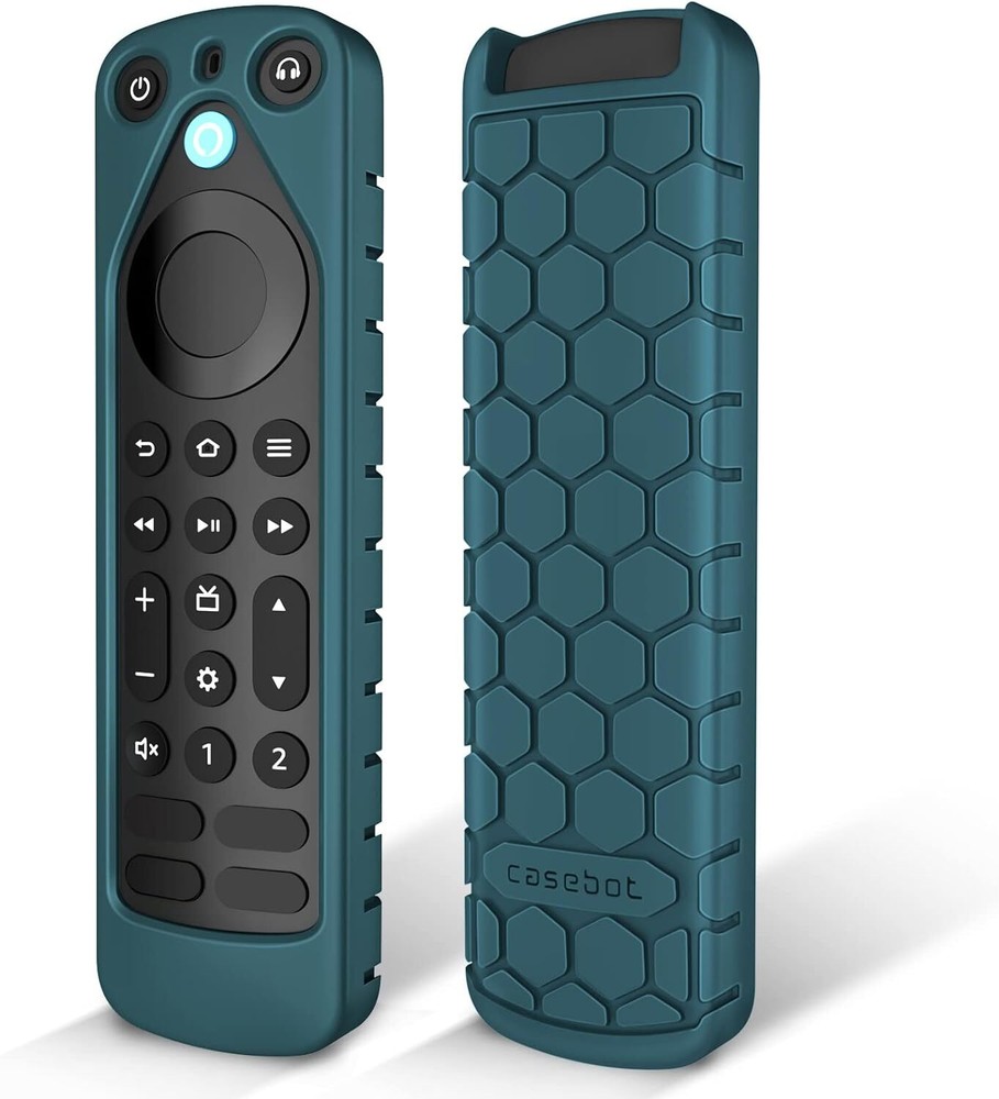 Remote Case for Alexa Voice Remote Pro (2022) Shockproof Silicone Remote Cover